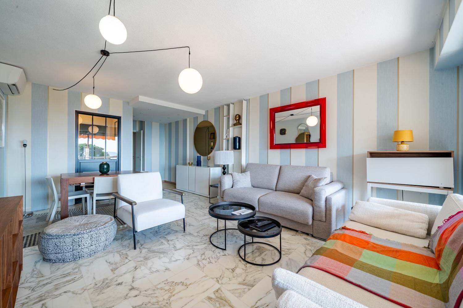 Apartamento Superbe 2 Pieces Clim Et Parking Niza Exterior foto